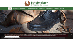 Desktop Screenshot of ortho-schulmeister.at